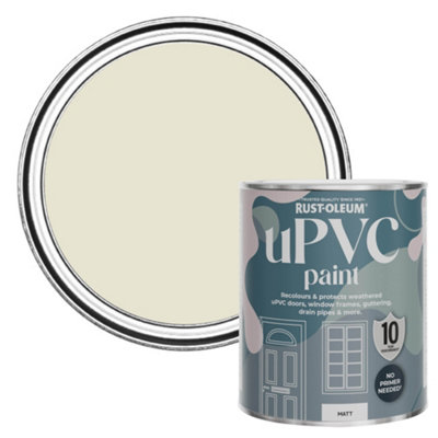 Rust-Oleum Oyster Matt Upvc Paint 750Ml from B&Q
