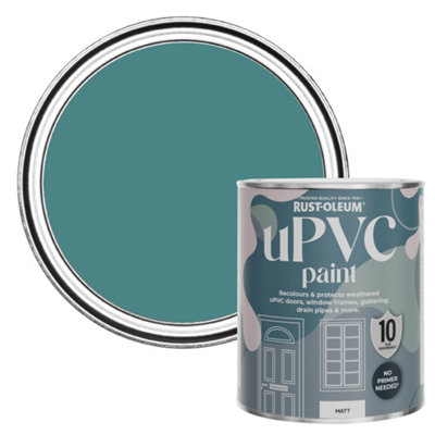 Rust-Oleum Peacock Suit Matt Upvc Paint 750Ml from B&Q