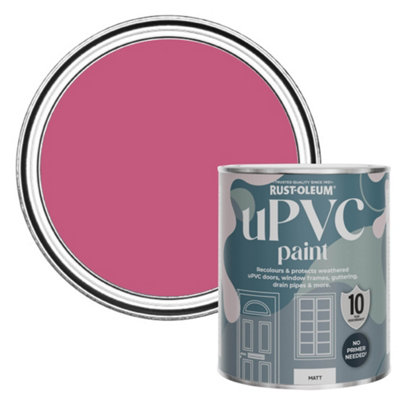 Rust-Oleum Raspberry Ripple Matt Upvc Paint 750Ml from B&Q