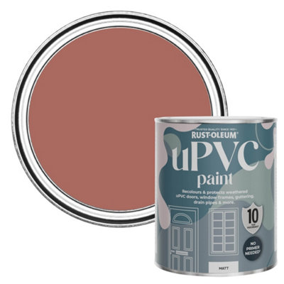 Rust-Oleum Salmon Matt Upvc Paint 750Ml from B&Q