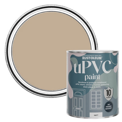 Rust-Oleum Salted Caramel Matt Upvc Paint 750Ml from B&Q