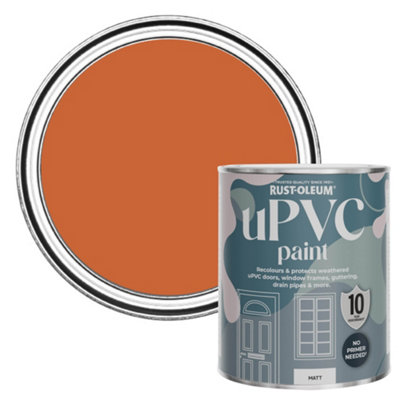 Rust-Oleum Tiger Tea Matt Upvc Paint 750Ml from B&Q