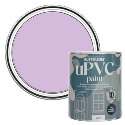 Rust-Oleum Violet Macaroon Matt Upvc Paint 750Ml from B&Q
