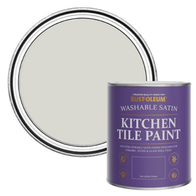 Rust-Oleum Bare Birch Satin Kitchen Tile Paint 750Ml from B&Q