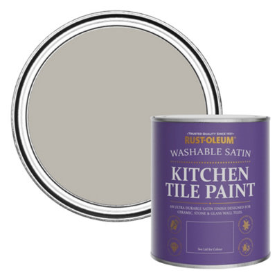 Rust-Oleum Gorthleck Satin Kitchen Tile Paint 750Ml from B&Q