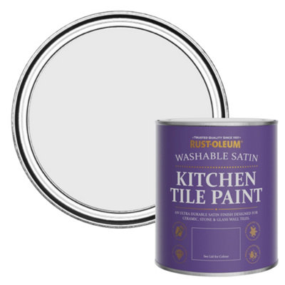 Rust-Oleum Monaco Mist Satin Kitchen Tile Paint 750Ml from B&Q