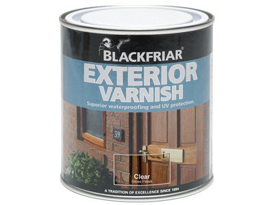 Blackfriar Exterior Varnish Uv66 Clear Gloss 250Ml from B&Q