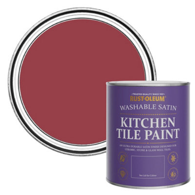 Rust-Oleum Soho Satin Kitchen Tile Paint 750Ml from B&Q