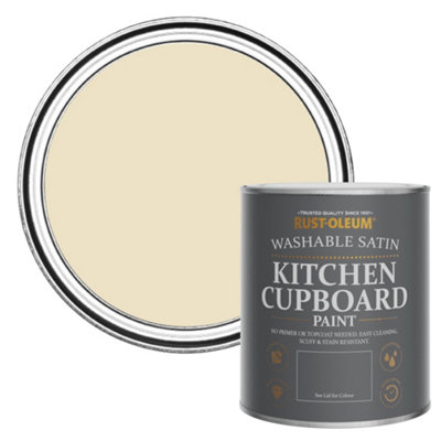 Rust-Oleum Featherstone Satin Kitchen Cupboard Paint 750Ml from B&Q
