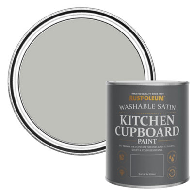 B&Q -  Flint Satin Kitchen Cupboard Paint 750Ml