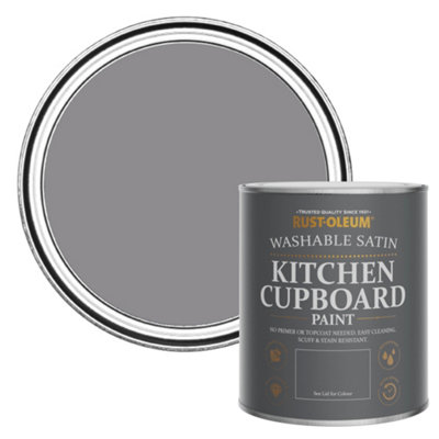 B&Q -  Iris Satin Kitchen Cupboard Paint 750Ml