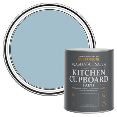 B&Q -  Nan's Best China Satin Kitchen Cupboard Paint 750Ml
