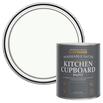 Rust-Oleum Still Satin Kitchen Cupboard Paint 750Ml from B&Q