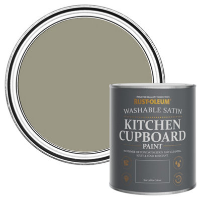 Rust-Oleum Grounded Satin Kitchen Cupboard Paint 750Ml from B&Q