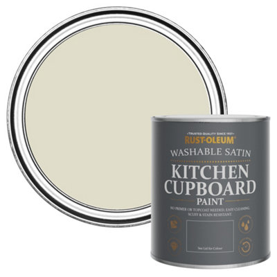 Rust-Oleum Relaxed Oats Satin Kitchen Cupboard Paint 750Ml