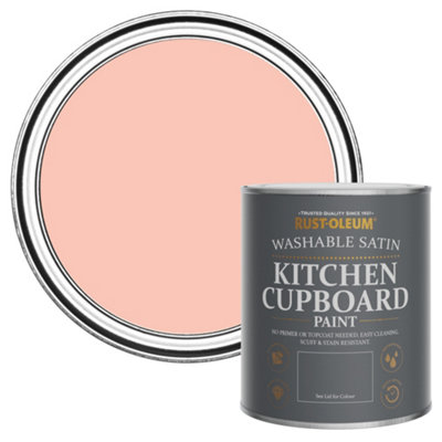 Rust-Oleum Happy As A Clam Satin Kitchen Cupboard Paint 750Ml from B&Q