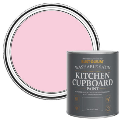 Rust-Oleum My Husband Said No Satin Kitchen Cupboard Paint 750Ml from B&Q