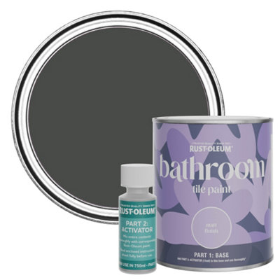 Rust-Oleum After Dinner Matt Bathroom Tile Paint 750Ml from B&Q