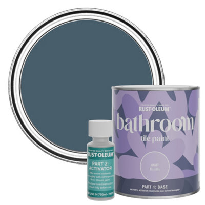 Rust-Oleum Blueprint Matt Bathroom Tile Paint 750Ml from B&Q