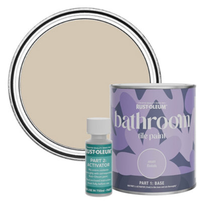Rust-Oleum Butterscotch Matt Bathroom Tile Paint 750Ml from B&Q