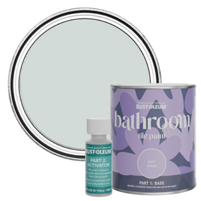 Rust-Oleum Dove Matt Bathroom Tile Paint 750Ml from B&Q