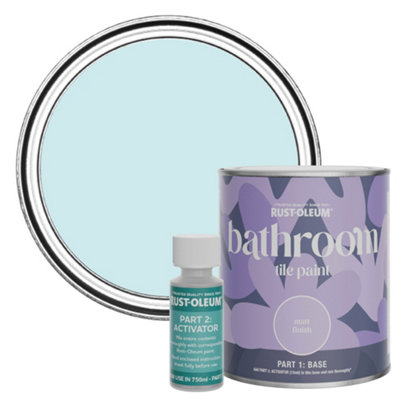Rust-Oleum Duck Egg Matt Bathroom Tile Paint 750Ml from B&Q