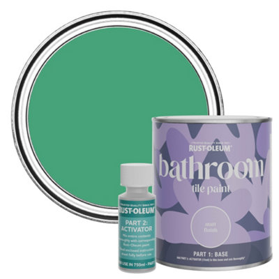 B&Q -  Emerald Matt Bathroom Tile Paint 750Ml