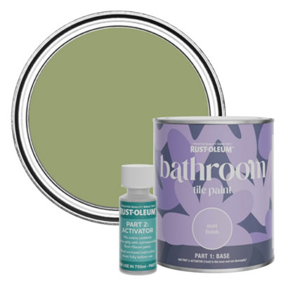 Rust-Oleum Familiar Ground Matt Bathroom Tile Paint 750Ml from B&Q