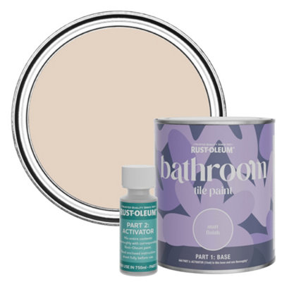 Rust-Oleum Homespun Matt Bathroom Tile Paint 750Ml from B&Q