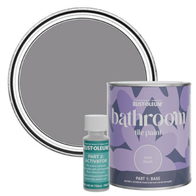 Rust-Oleum Iris Matt Bathroom Tile Paint 750Ml from B&Q