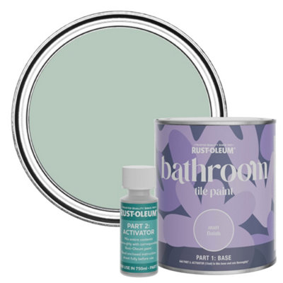 Rust-Oleum Leaplish Matt Bathroom Tile Paint 750Ml from B&Q