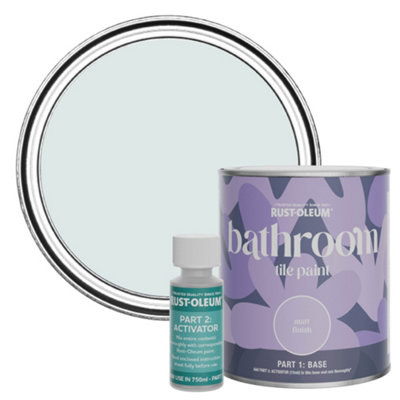 Rust-Oleum Marcella Matt Bathroom Tile Paint 750Ml from B&Q