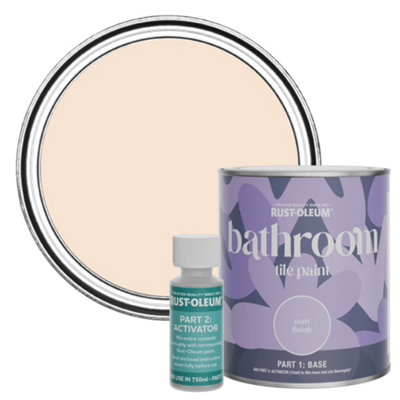Rust-Oleum Melrose Matt Bathroom Tile Paint 750Ml from B&Q