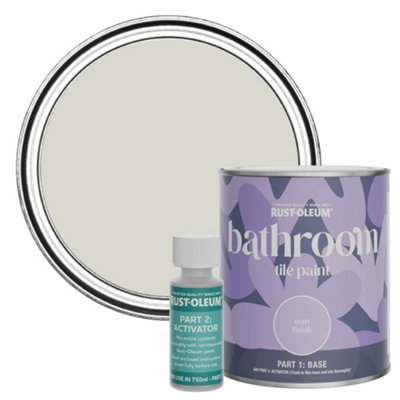 Rust-Oleum Mocha Matt Bathroom Tile Paint 750Ml from B&Q