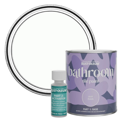 B&Q -  Moonstone Matt Bathroom Tile Paint 750Ml