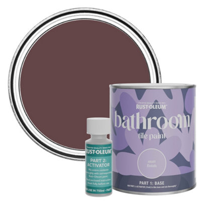 Rust-Oleum Mulberry Street Matt Bathroom Tile Paint 750Ml from B&Q
