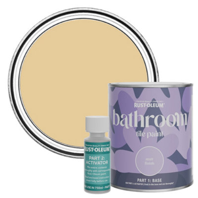 Rust-Oleum Sandstorm Matt Bathroom Tile Paint 750Ml from B&Q