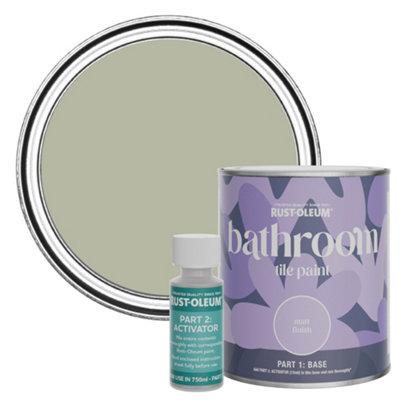 Rust-Oleum Tanglewood Matt Bathroom Tile Paint 750Ml from B&Q