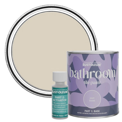 B&Q -  Hessian Matt Bathroom Tile Paint 750Ml