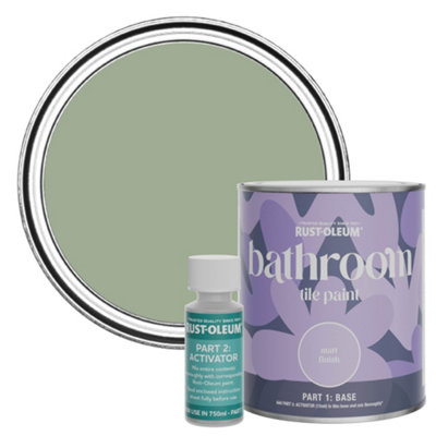 Rust-Oleum Bramwell Matt Bathroom Tile Paint 750Ml from B&Q