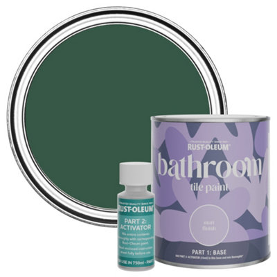 B&Q -  The Pinewoods Water-Resistant Bathroom Tile Paint In Matt Finish 750Ml