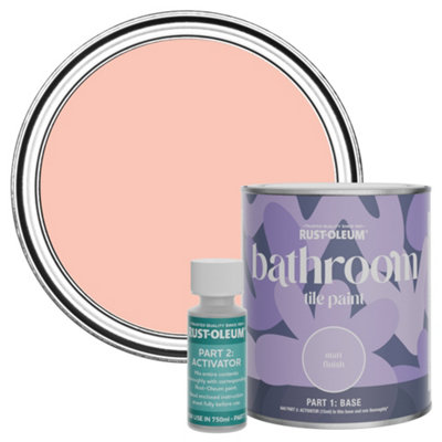 Rust-Oleum Happy As A Clam Water-Resistant Bathroom Tile Paint In Matt Finish 750Ml from B&Q