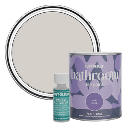 Rust-Oleum Babushka Satin Bathroom Tile Paint 750Ml from B&Q