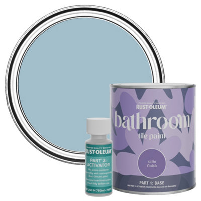 B&Q -  Nan's Best China Water-Resistant Bathroom Tile Paint In Satin Finish 750Ml
