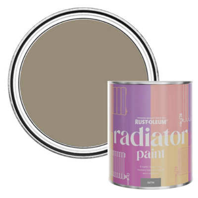 Rust-Oleum Cafe Luxe Satin Radiator Paint 750Ml from B&Q
