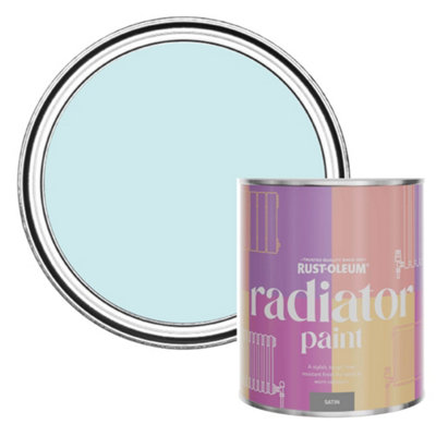 Rust-Oleum Duck Egg Satin Radiator Paint 750Ml