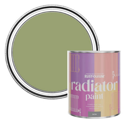 Rust-Oleum Familiar Ground Satin Radiator Paint 750Ml from B&Q