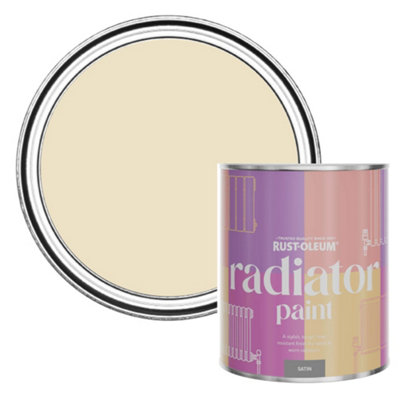 Rust-Oleum Featherstone Satin Radiator Paint 750Ml from B&Q