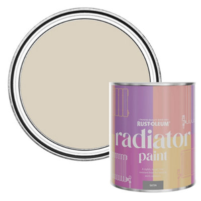 Rust-Oleum Hessian Satin Radiator Paint 750Ml from B&Q