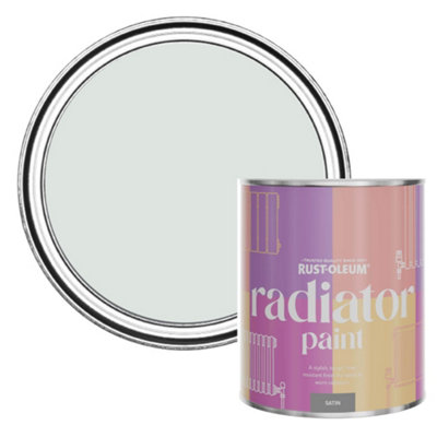 Rust-Oleum Library Grey Satin Radiator Paint 750Ml from B&Q